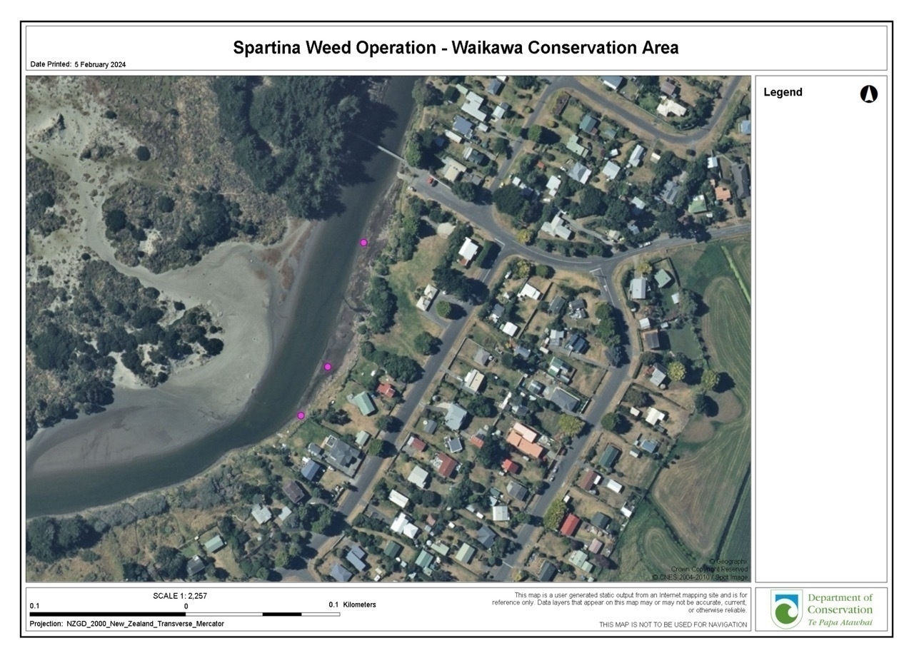 Waikawa News Spartina weed spraying by the river, 19 February to 08